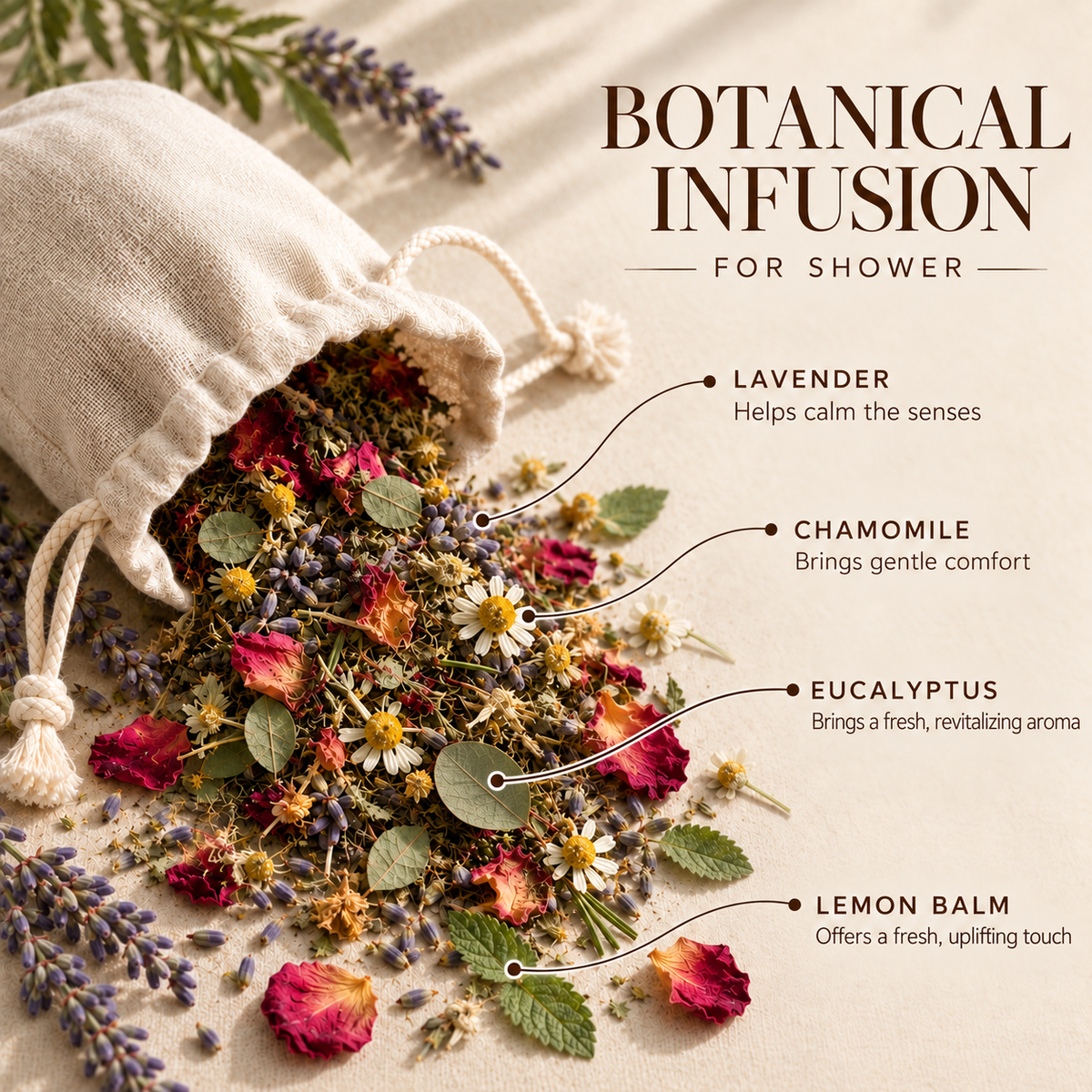 HERBAL INFUSION FOR  SHOWER